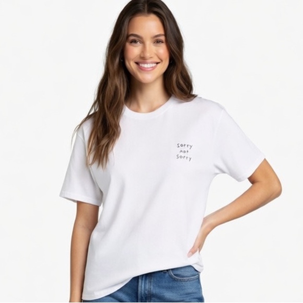 Pop-In@Nordstrom x Hanes Ashkahn T-shirt- ‘Sorry Not Sorry’